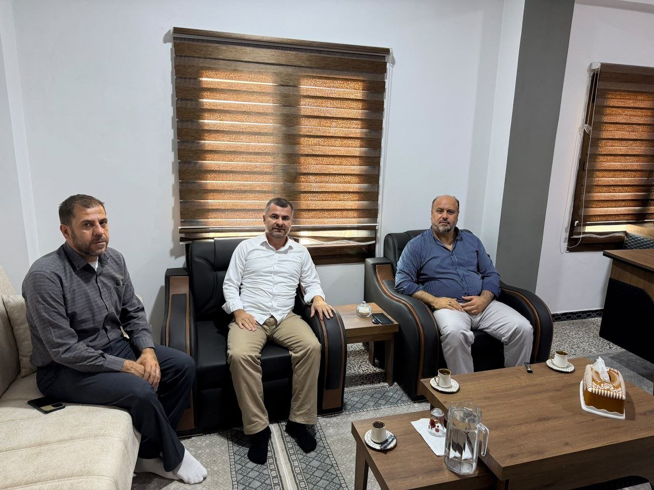 مدير الإدارة التنفيذية في حملة «حلب ست الكل» يزور مركز مؤسسة هدائي بركة في أعزاز