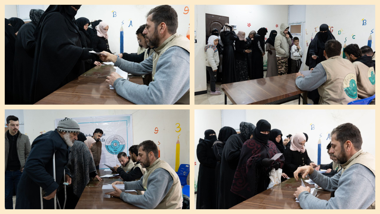 توزيع مبالغة مالية للأيتام في قرية ملهم في أعزاز